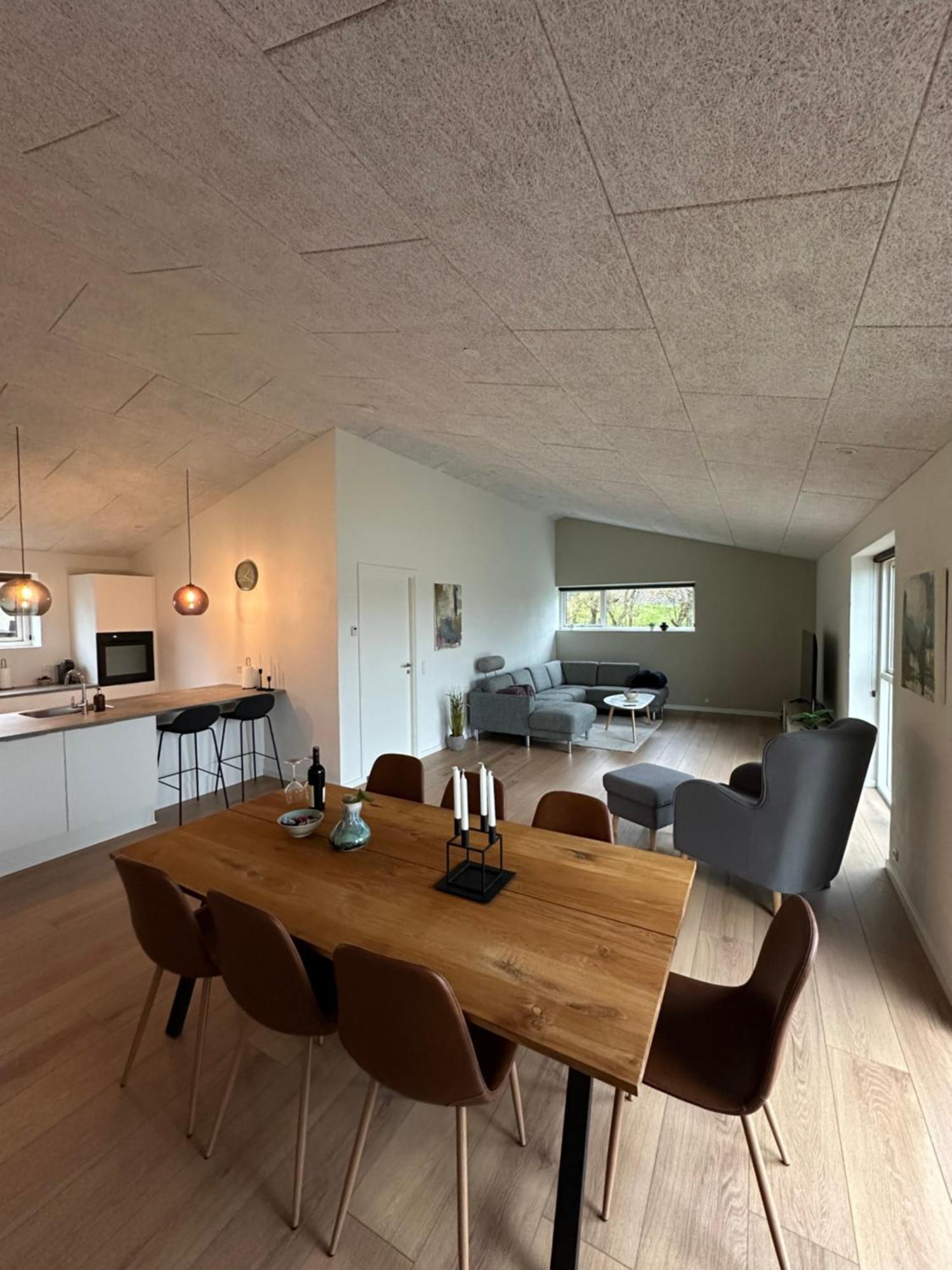 Moderne Nybygget Villa Holstebro Exterior photo